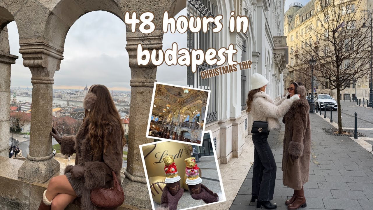 48 HOURS IN BUDAPEST 🏰 | CHRISTMAS VLOG | Széchenyi Thermal Baths, New York Cafe, Christmas Markets