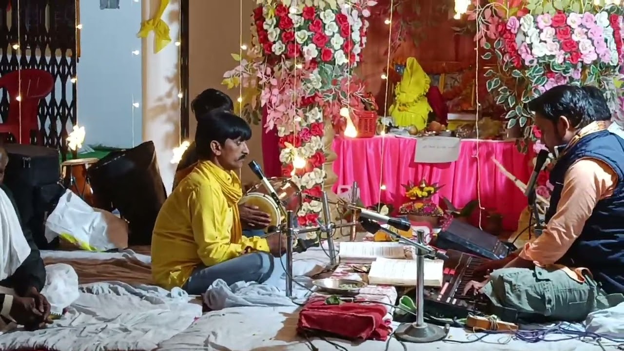 Om sadguru aadeश्री शिव टेंटहाउस शेखनपुर के आवासपर भक्तों द्वारा श्री अखंड रामचरितमानस पाठ की एक झलक