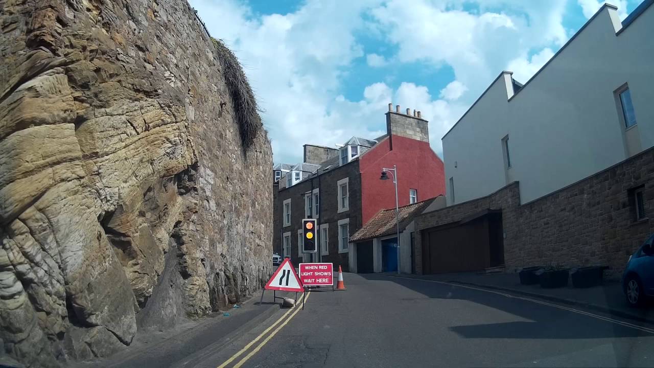 Drive From Elie To St Andrews Fife Scotland