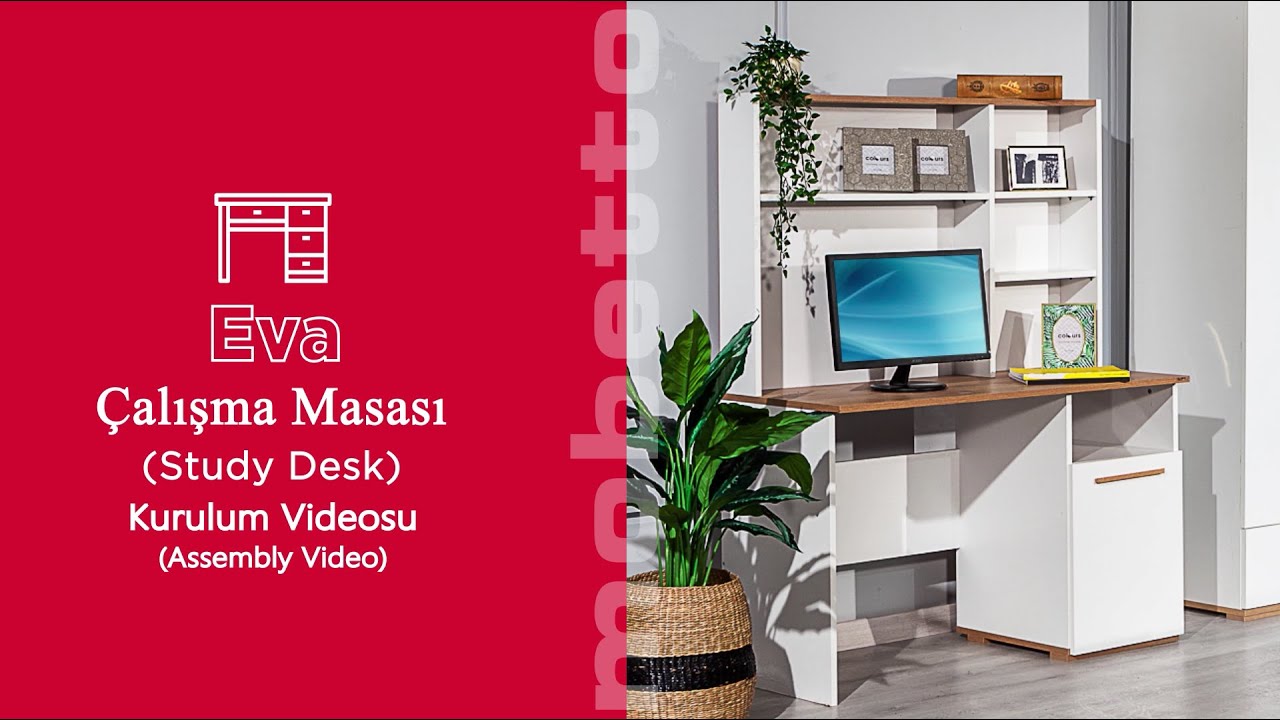 Mobetto Mobilya - Eva Çalışma Masası Kurulum Videosu