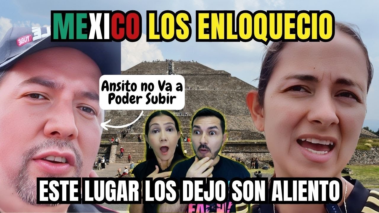 ¿SUBIR a TEOTIHUACAN es MUY DIFICIL? | EXTRANJEROS lo Intentan y ACABAN EXHAUSTOS 🇲🇽😲😲.