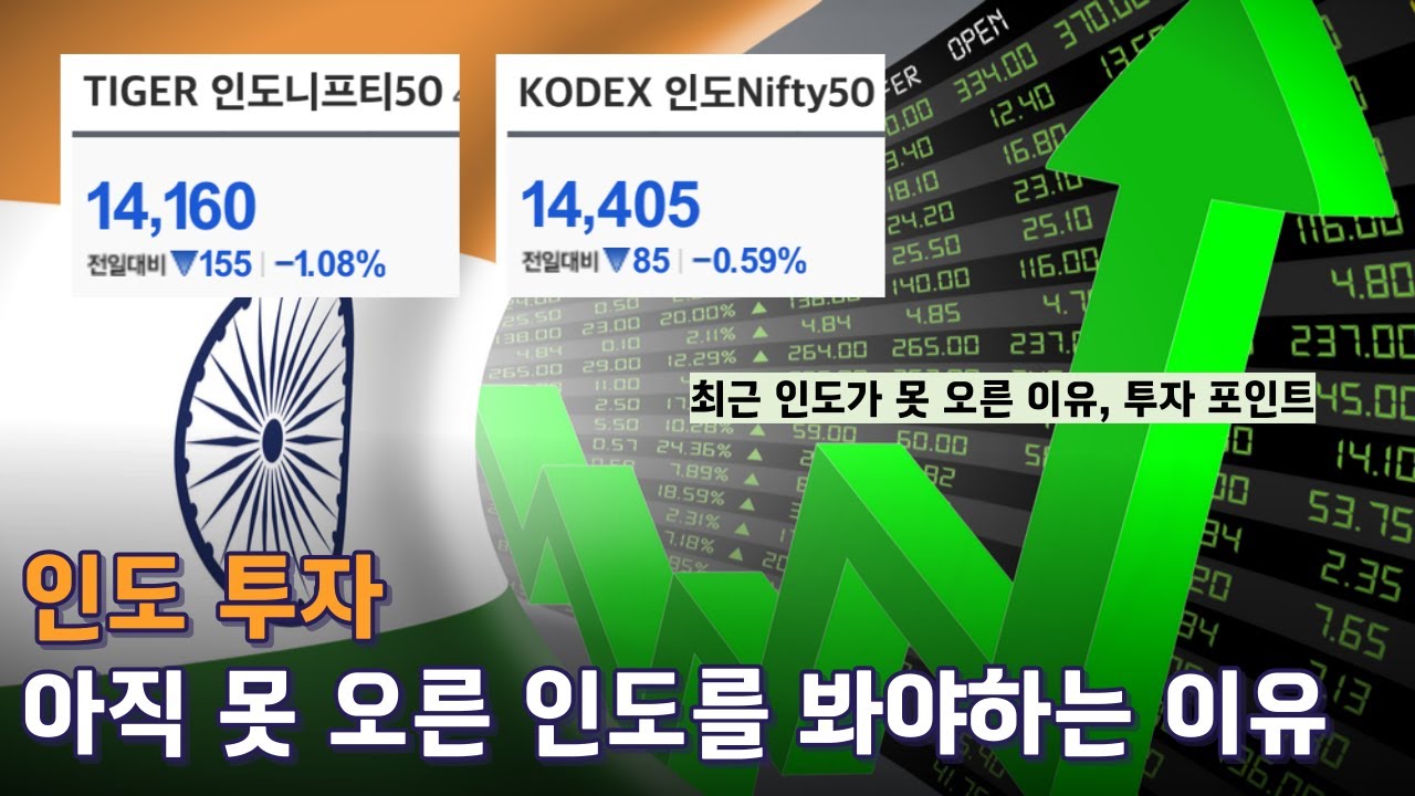 인도 주식 투자, 아직 못 오른 지금 주목해야 하는 이유 (ft. TIGER 인도니프티50)