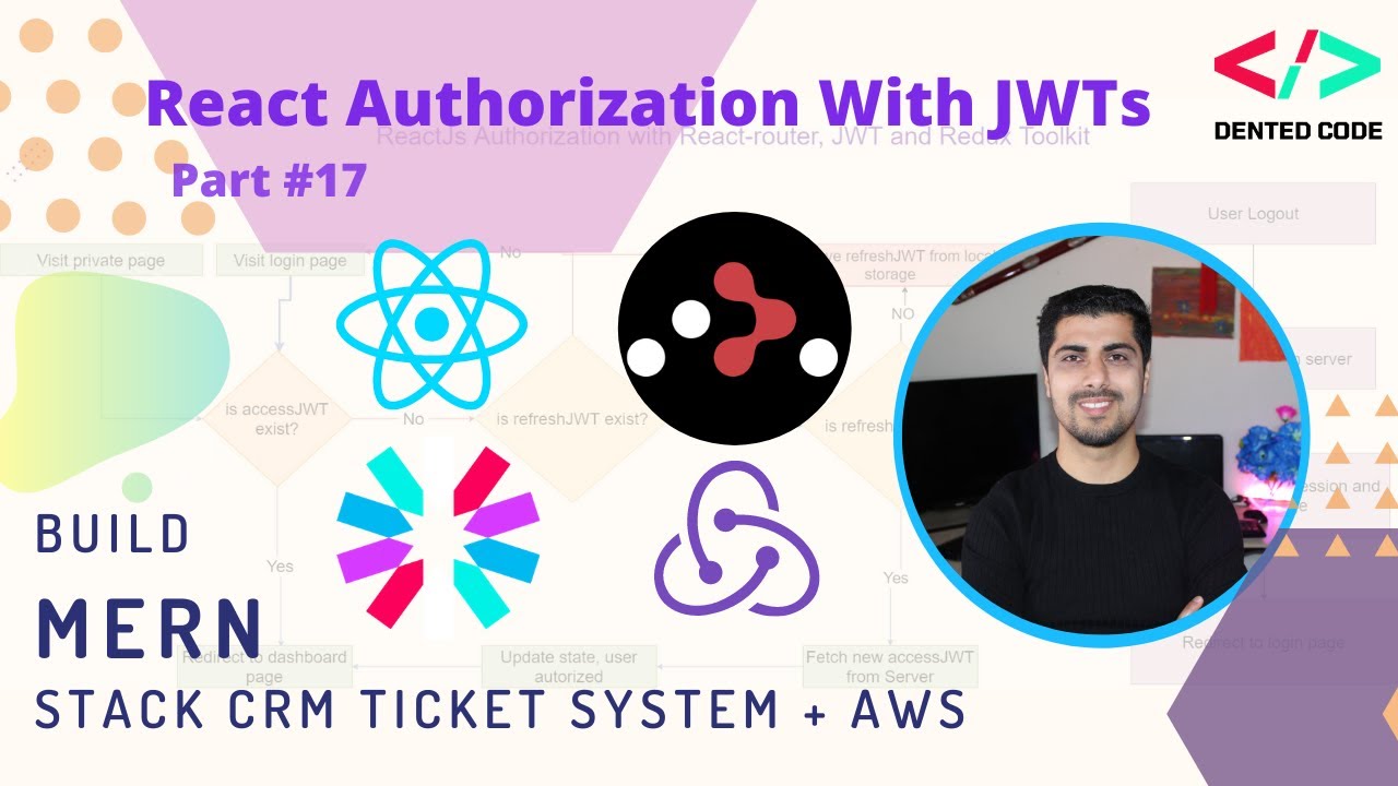 React Authorization With React-Router, JWTs & Redux Toolkit [2021] - #17 Build MERN Stack CRM System