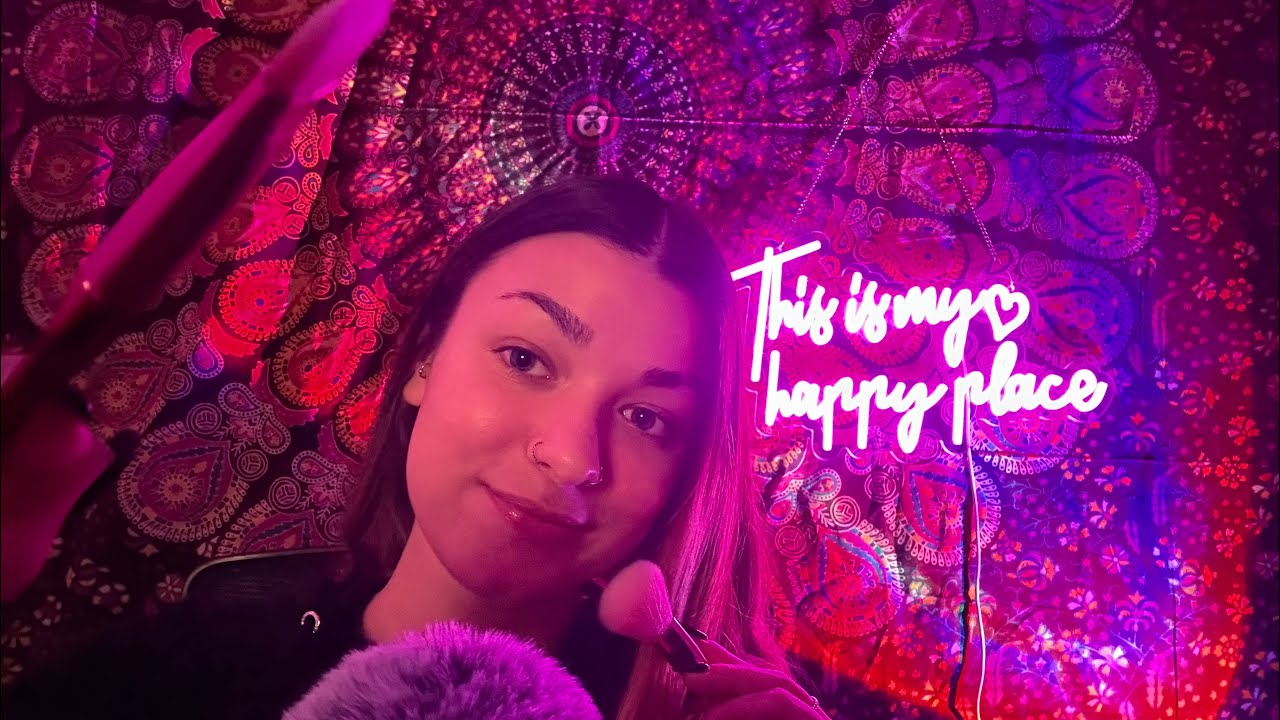 ASMR Face Tracing + Repetitive Whispers 🖌️
