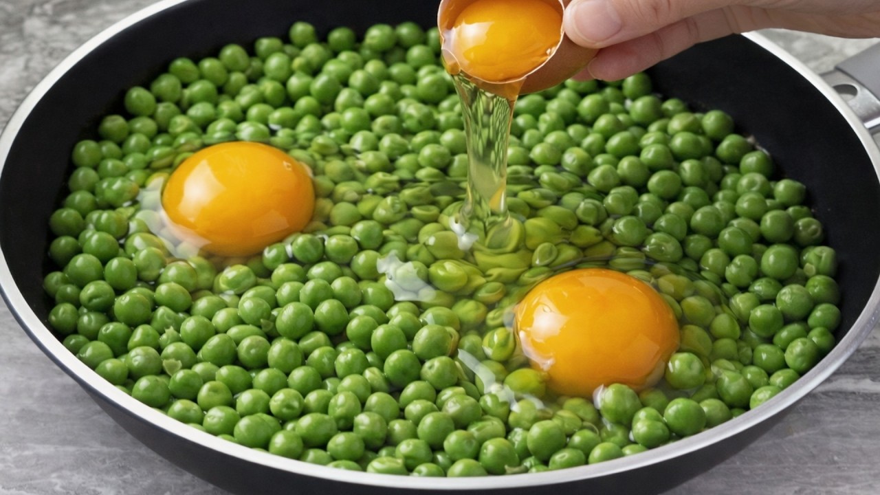 Турецкая бабушка научила меня этому трюку! Горох с яйцами вкуснее мяса. Доступный рецепт для всех
