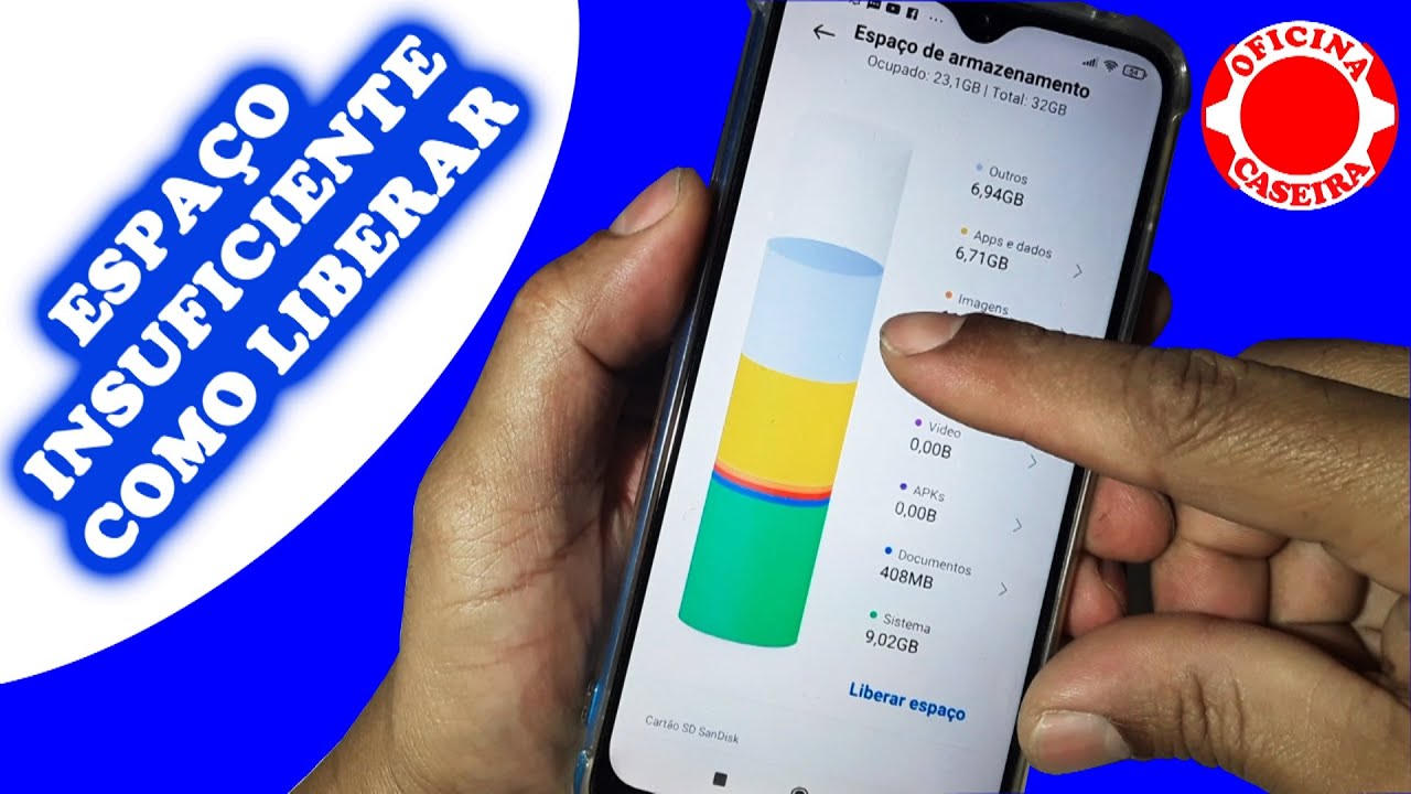 CELULAR XIAOMI MEMÓRIA CHEIA , COMO LIBERAR ESPAÇO.