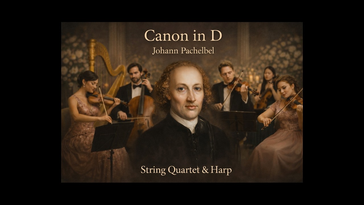 Pachelbel Canon in D | String Quartet & Harp Arrangement