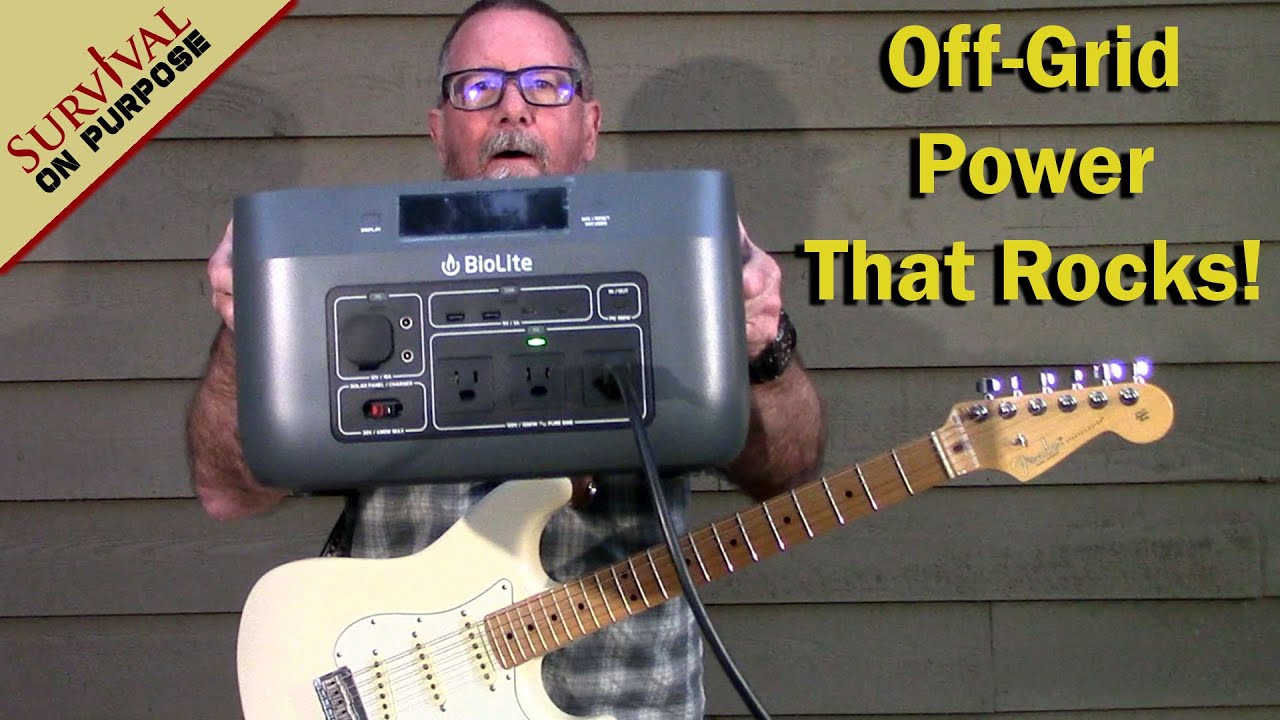 Real Off-Grid Power Station - BioLite BaseCharge 1500