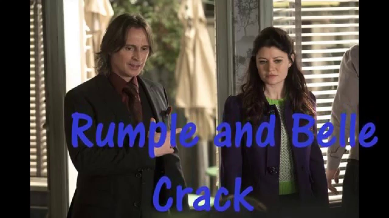 Rumple and Belle crack Once Upon A Time