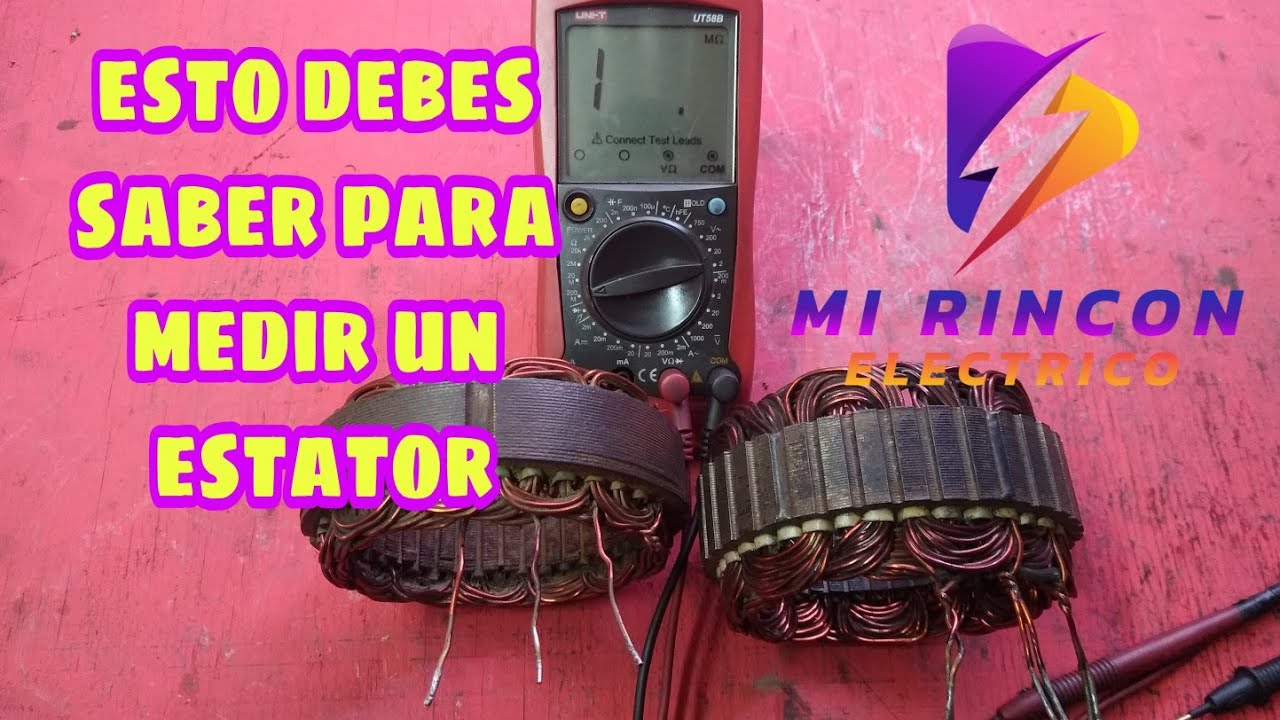 como probar estator de alternador , conexión estrella o triángulo de sus bobinas.