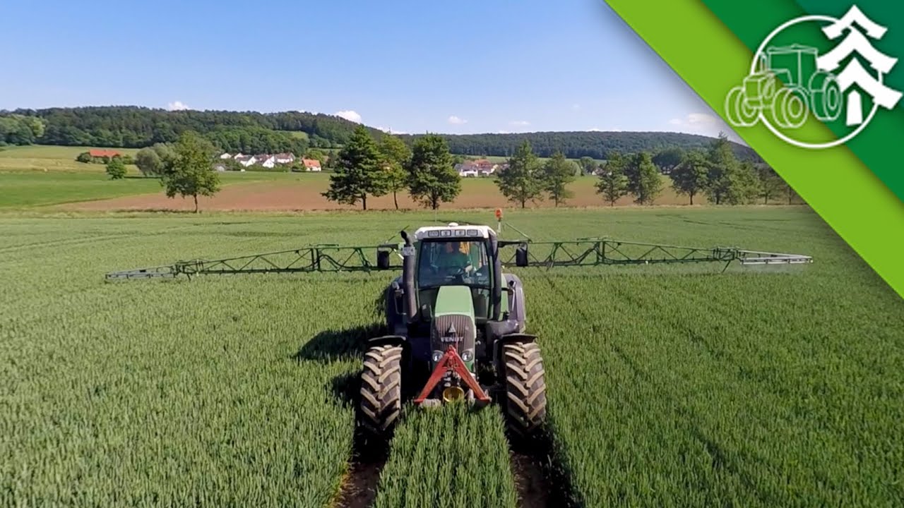 Spritzen mit Fendt 820 Vario und Amazone UX 4200 Super
