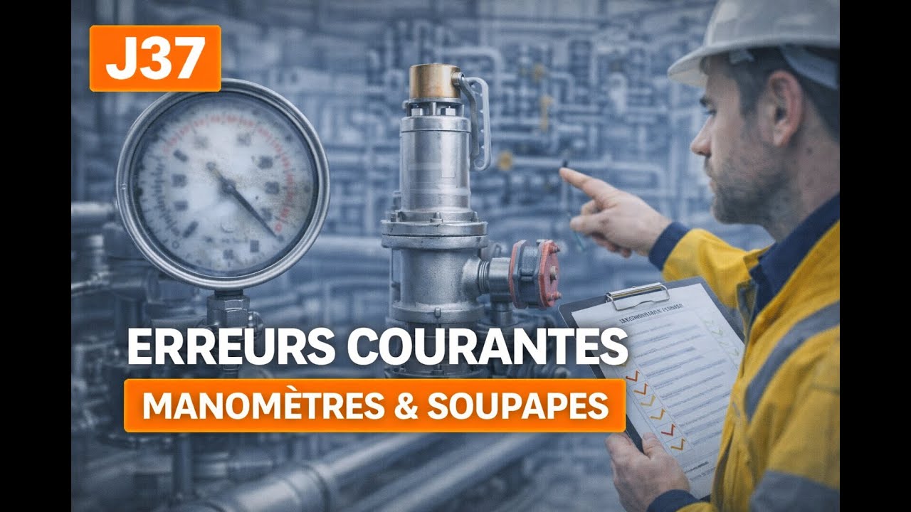 J37 — Manomètres & soupapes : les erreurs les plus vues sur site