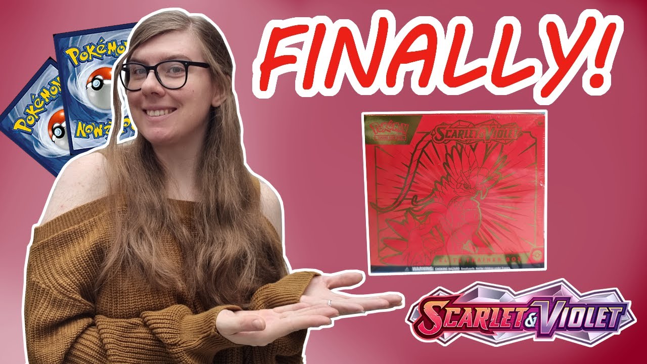 FINALLY Opening a Scarlet ETB!! [Pokemon TCG]