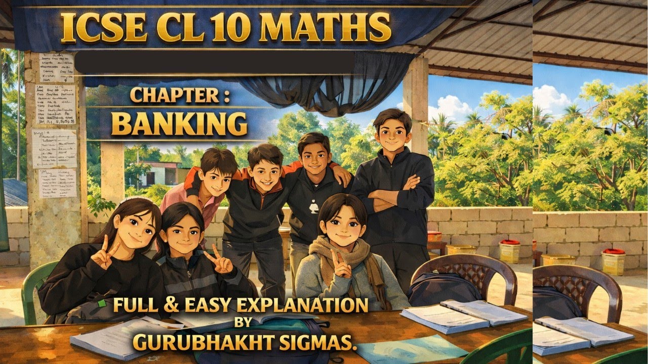 ICSE CL10 MATHS -BANKING :FULL & EASY EXPLANATION WITH NUMERICAL. #maths  #icsemaths  #icsecl10maths