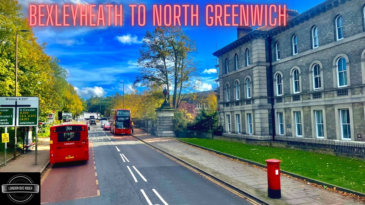 Scenic LONDON🚌486 ride Shooter Hill the best view at the City