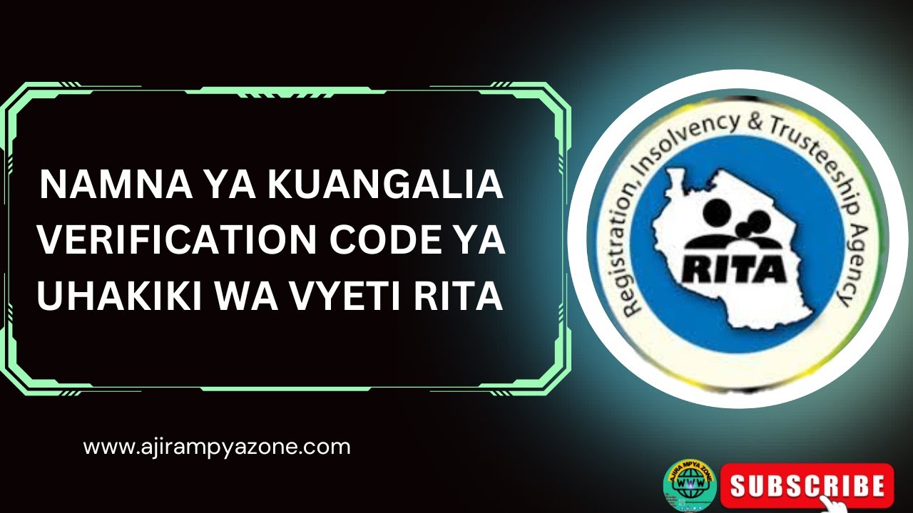 Jinsi ya kupata rita verification code inayotumika HESLB