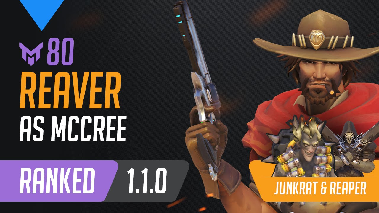 [0162][Rating:80] C9 Reaver as McCree,Junkrat and Reaper on King's Row Hybrid 1.1.0