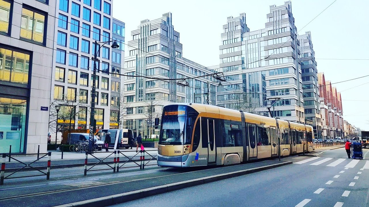 Brussels tram / straßenbahn /  tramway system Brussels / Brussel / Bruxelles 2019