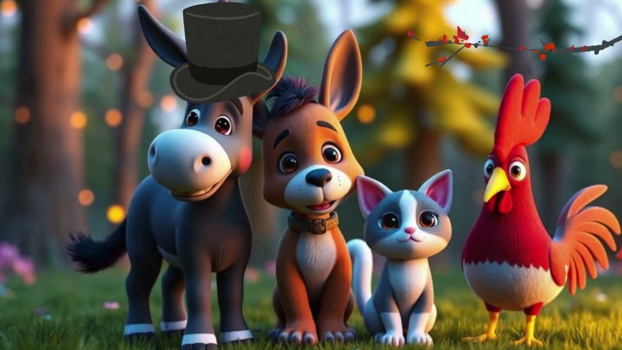 The Bremen Musicians – Gentle Bedtime Retelling,Soft Story,Lullaby – For relax,sleep,kids,babies