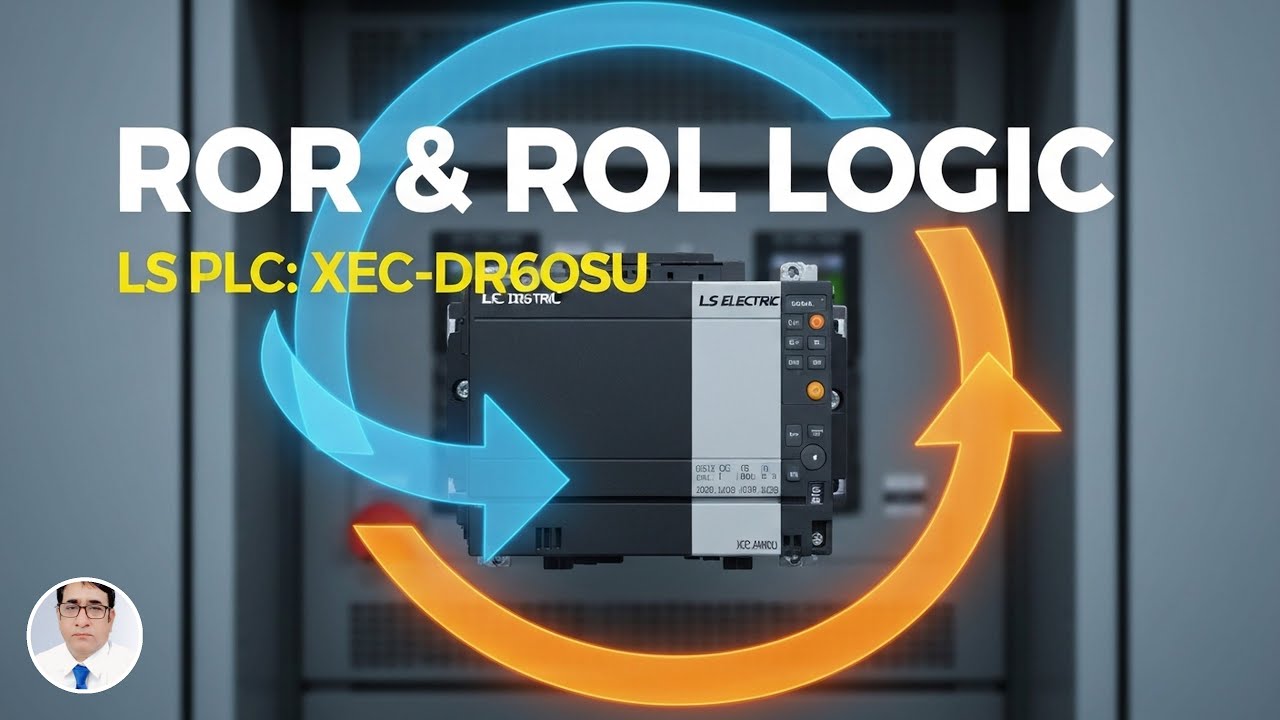 how can use ROR and ROL Rotate right and Rotate left command in LS Plc Model XEC- DR60su