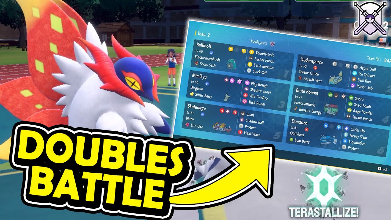 SLITHER WING IS A NIGHTMARE! | Battle Stadium Doubles | Pok&eacute;mon Scarlet & Violet - Pokesports