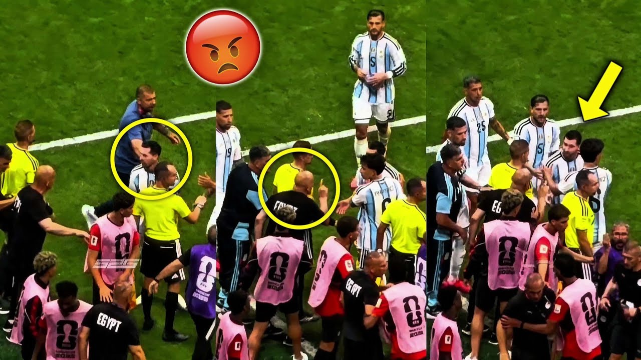 HEATED CLASH! Messi vs Egypt Coach Explosive Moment During Argentina vs Egypt 😱🔥