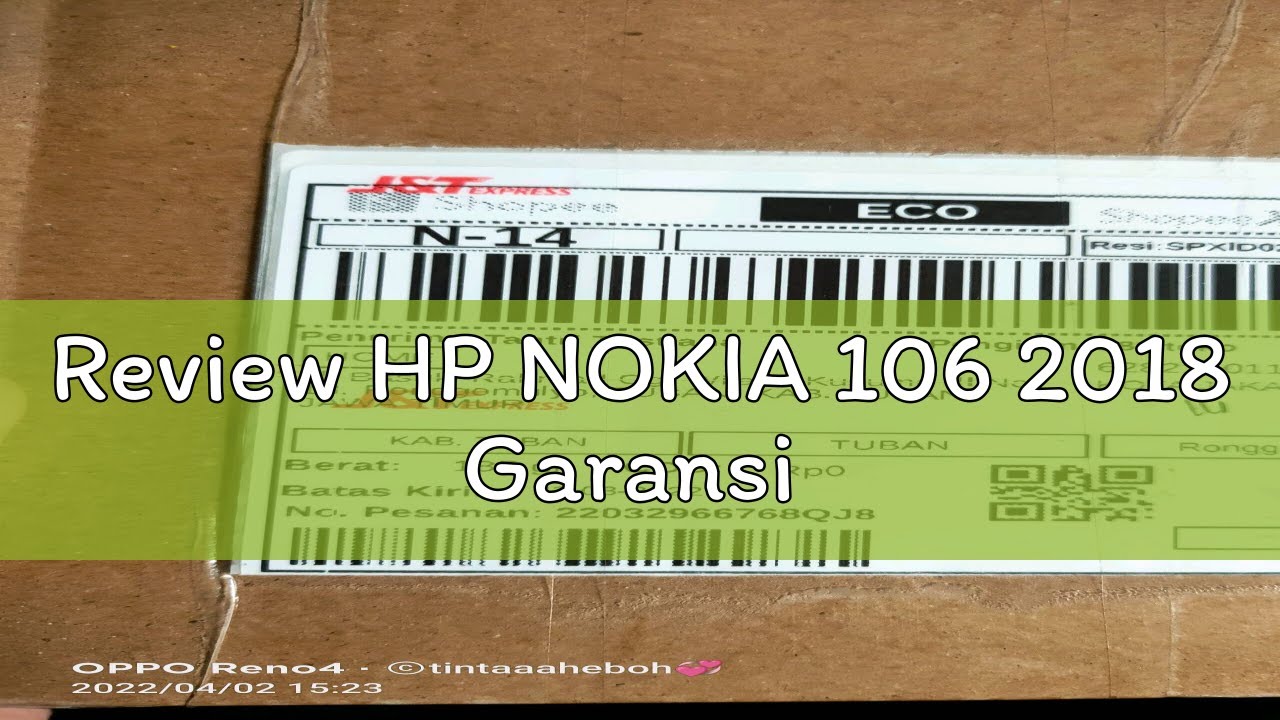 Review HP NOKIA 106 2018 Garansi
