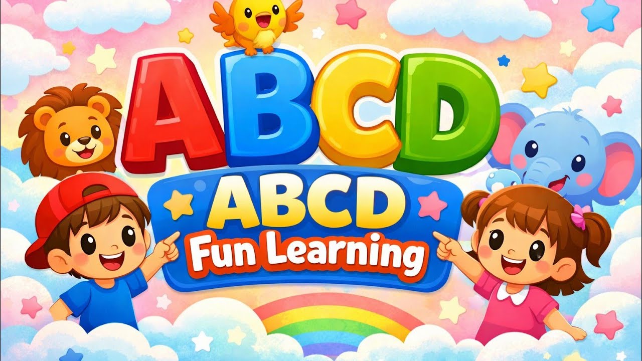ABCD Song for Kids 🔤| Learn A to Z Alphabet | Phonics Song | a for apple , b for ball