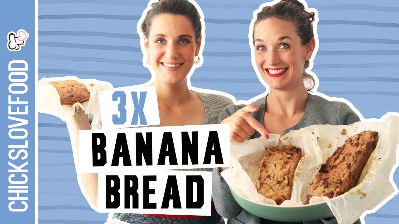 BANANENBROOD, 3X ZELF MAKEN | CHICKSLOVEFOOD