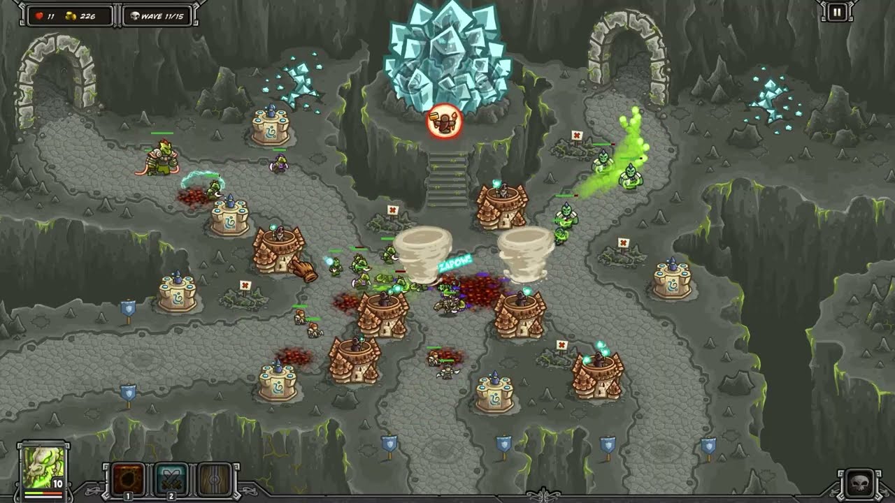 Can You Beat Kingdom Rush Frontiers? - Umbra vs Only Archmage Towers? | Bonehart Hero
