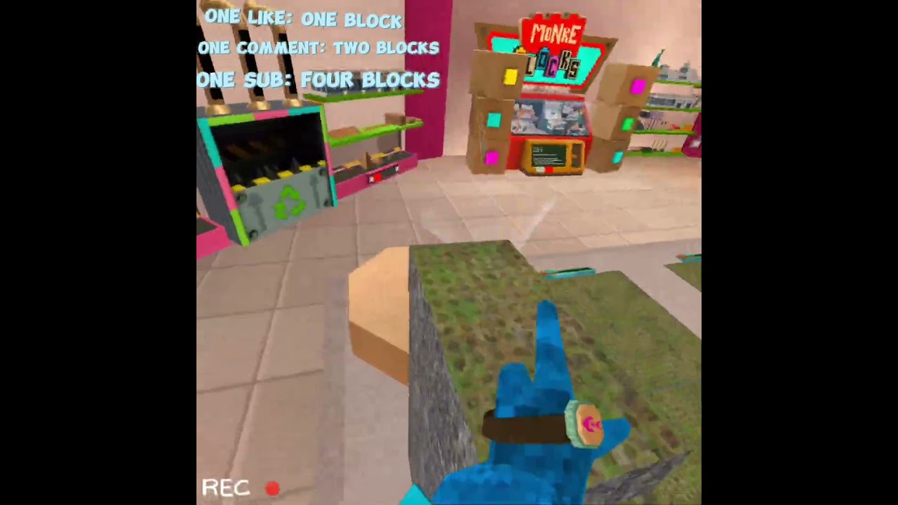 105 blocks! #gorillatag #vr #gtag #gtagchallenge