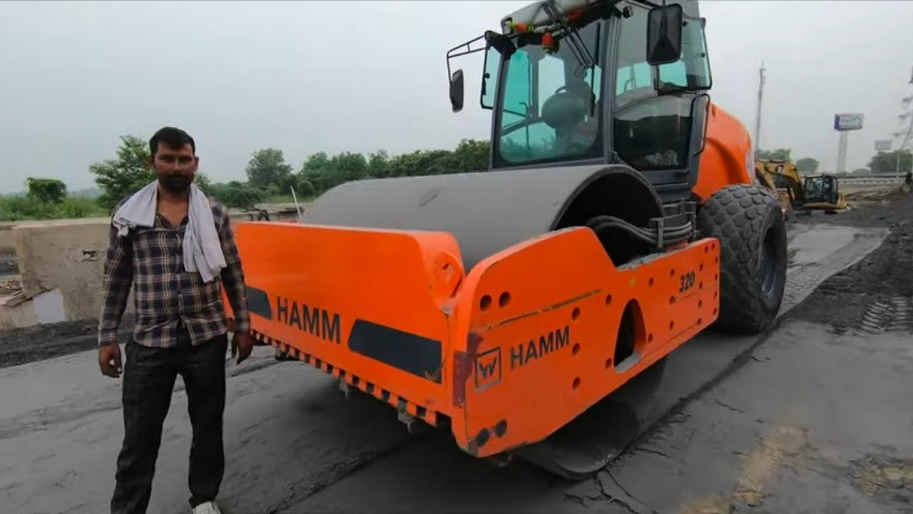 HAMM 320 AC Cabin Soil Compactor Operator Review: Positive Feedback, Mileage & Technical Specs
