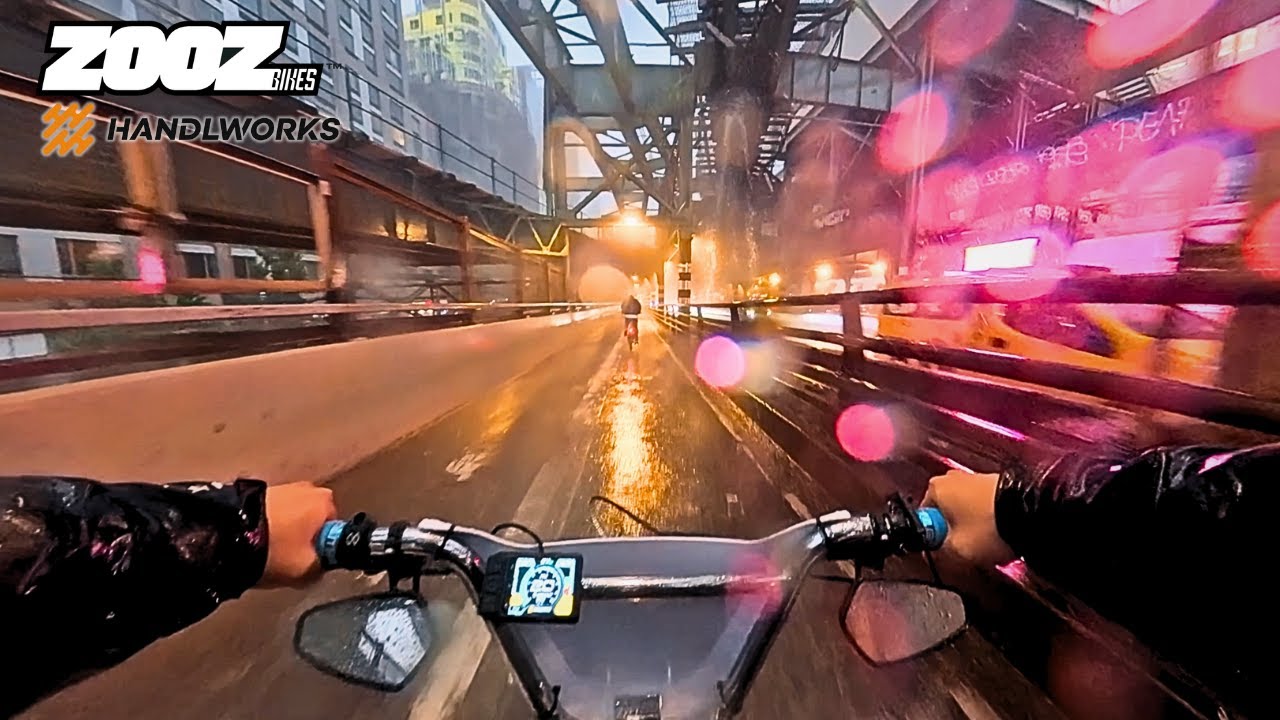 Unexpected Heavy NYC Rain on the Zooz! | eBike POV