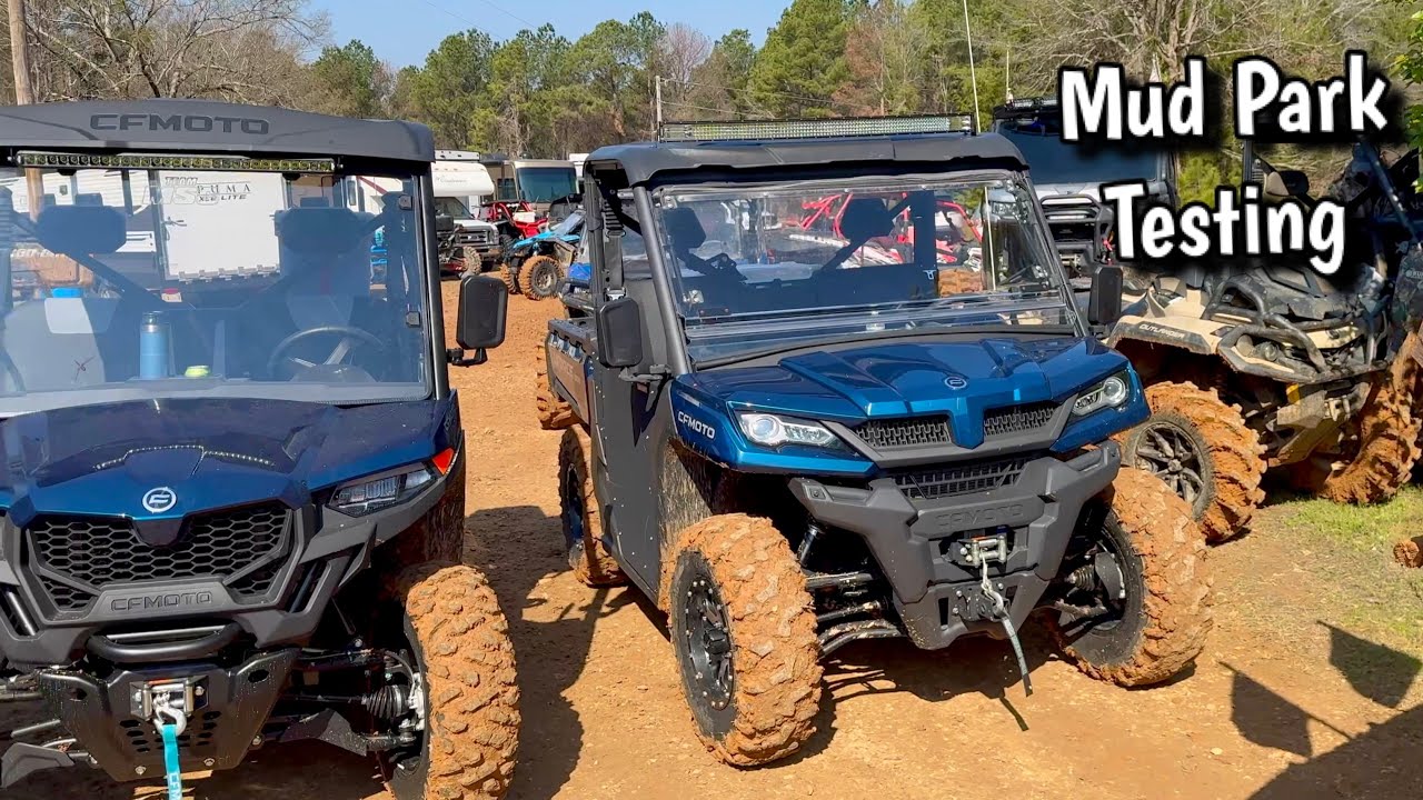 2024 CFMOTO UFORCE & ZFORCE Sport 4 Seater Testing at Offroad Mud Park