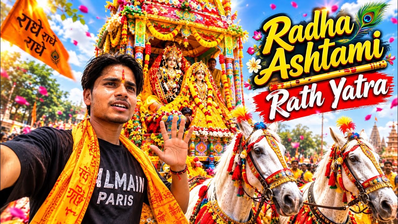 Radha Ashtami Rath Yatra 2026 🙏 