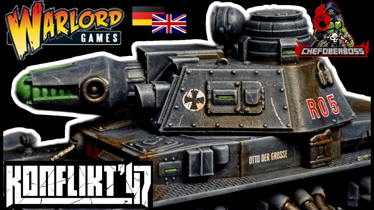 Wie bemalt man den Axis Panzer IV Ausf. X Walker für Konflikt 47 von Warlordgames einfach schnell?