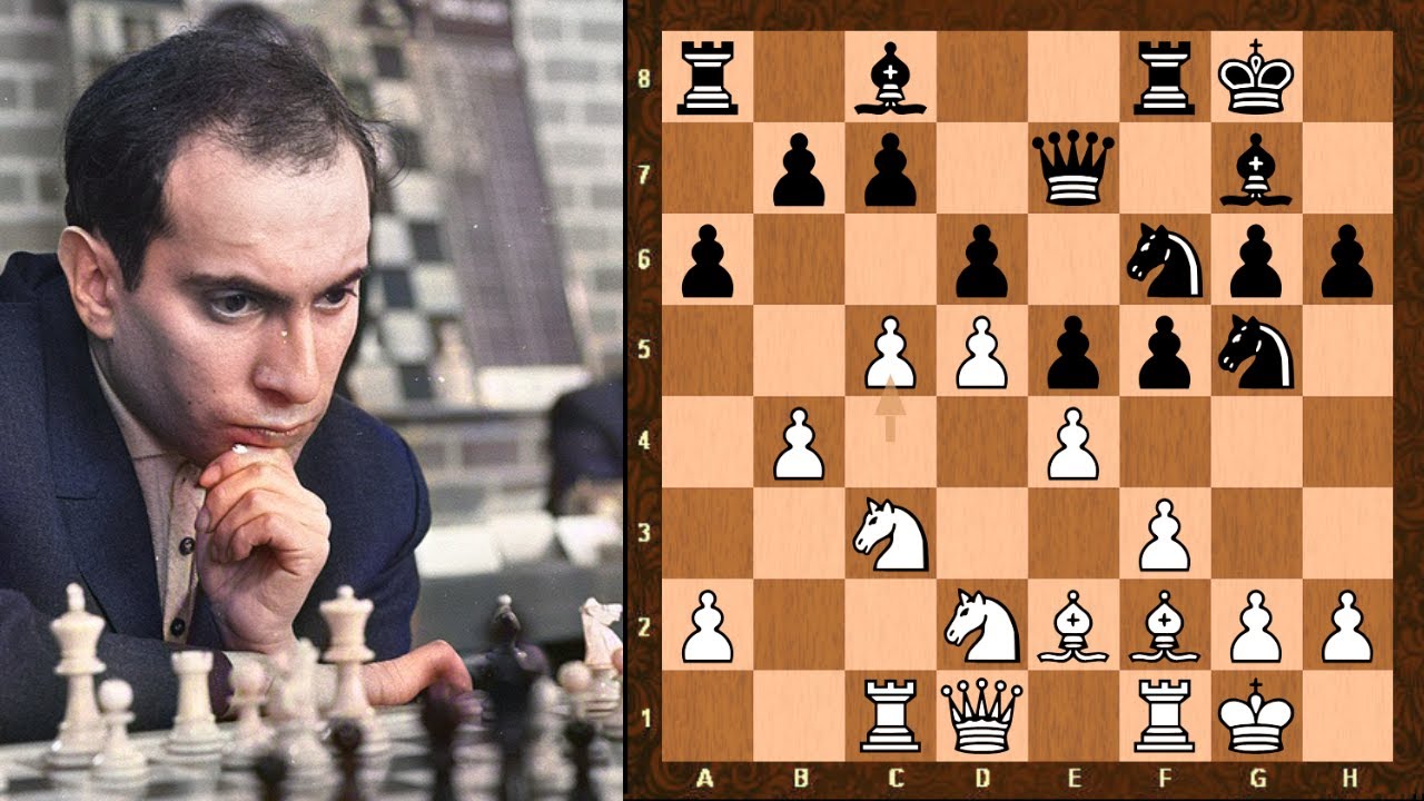 c5 break and f-file sharing- Tal vs Fischer -King's Indian Defense - Round 6