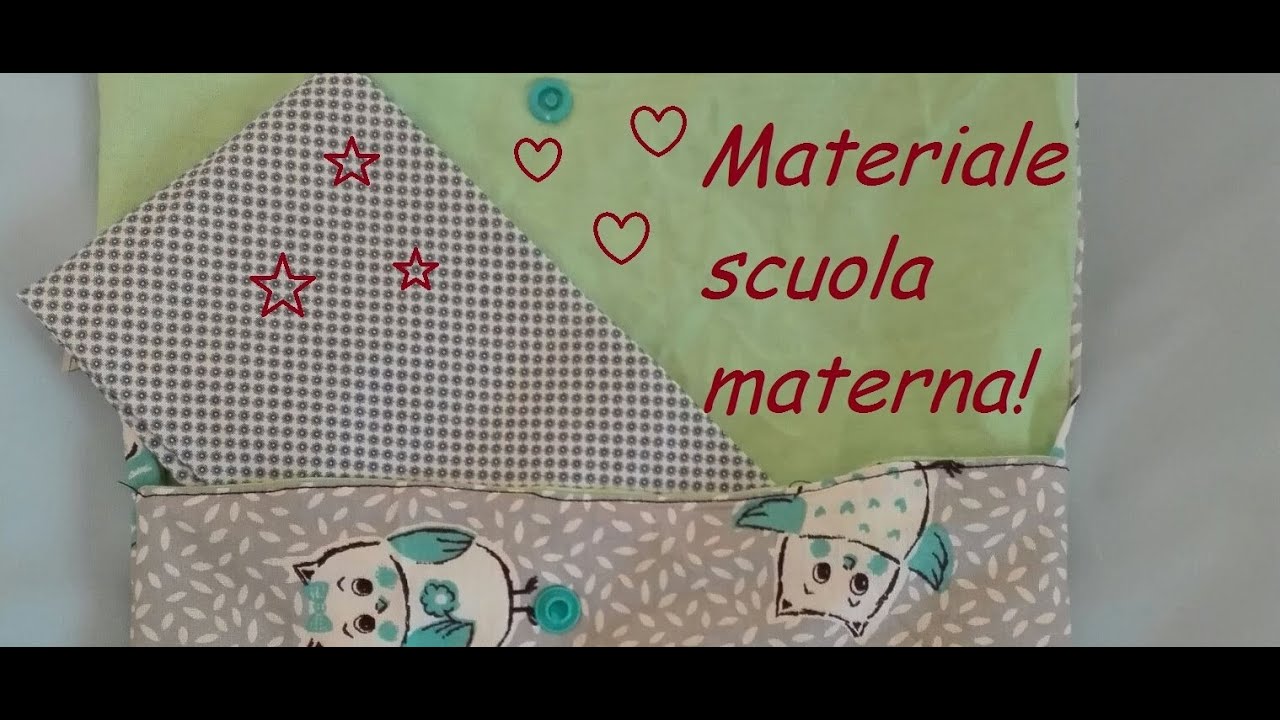 Materiale scuola materna/asilo