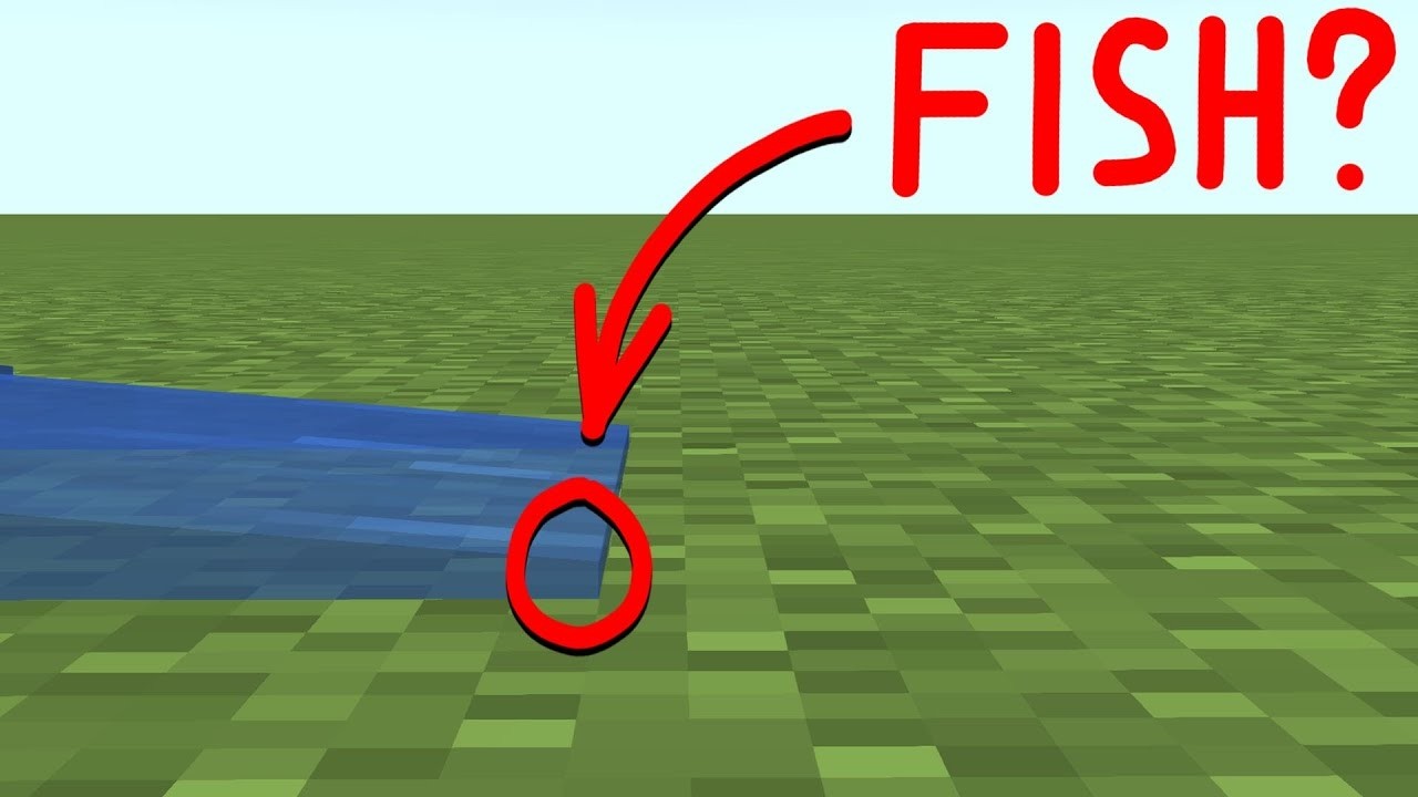 can you fish in 1 pixel of water?