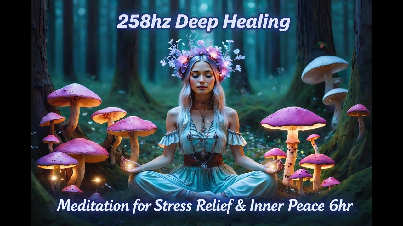 258Hz Binaural  🌿 Deep Healing | Relaxing Meditation for Stress Relief & Inner Peace 6hr