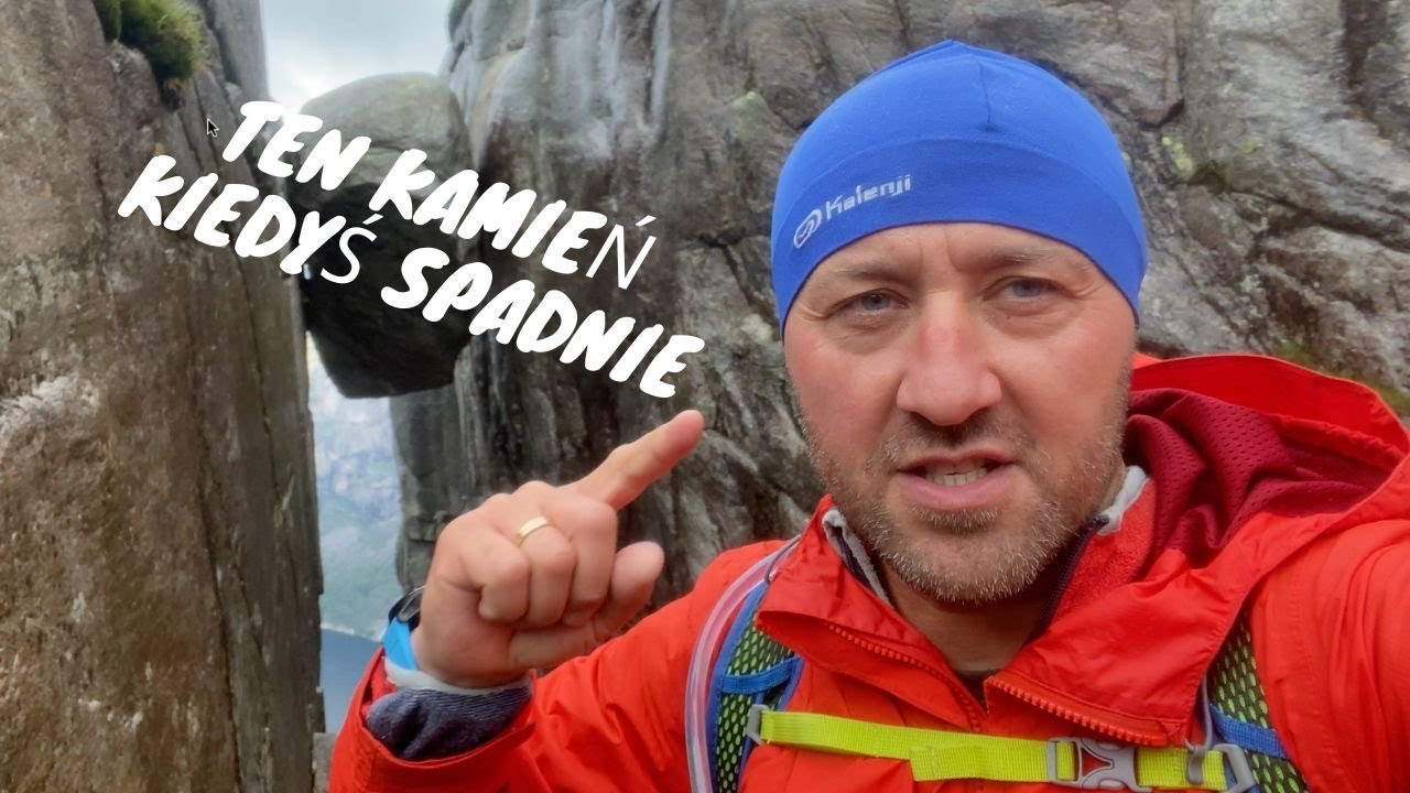 Ten kamień kiedyś spadnie!!! Kjeragbolten