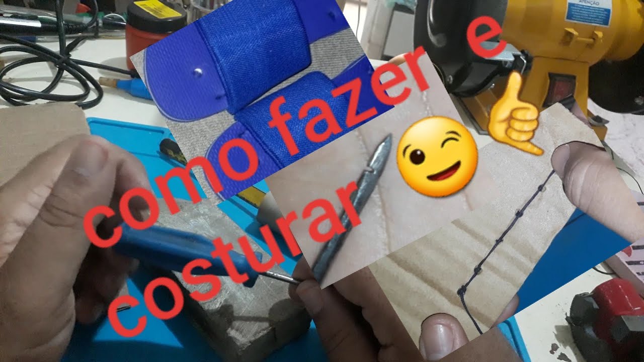 APRENDA A FAZER AGULHA DE COSTURAR SAPATO E A COSTURA 👡😉🤙
