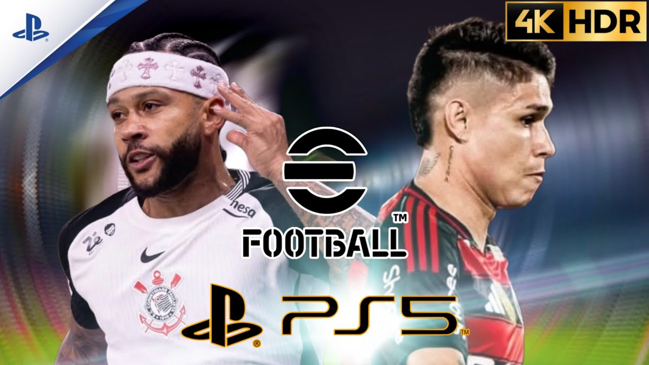 Corinthians vs. Flamengo | eFootball 2026, Gameplay PS5 4K HDR 60 FPS
