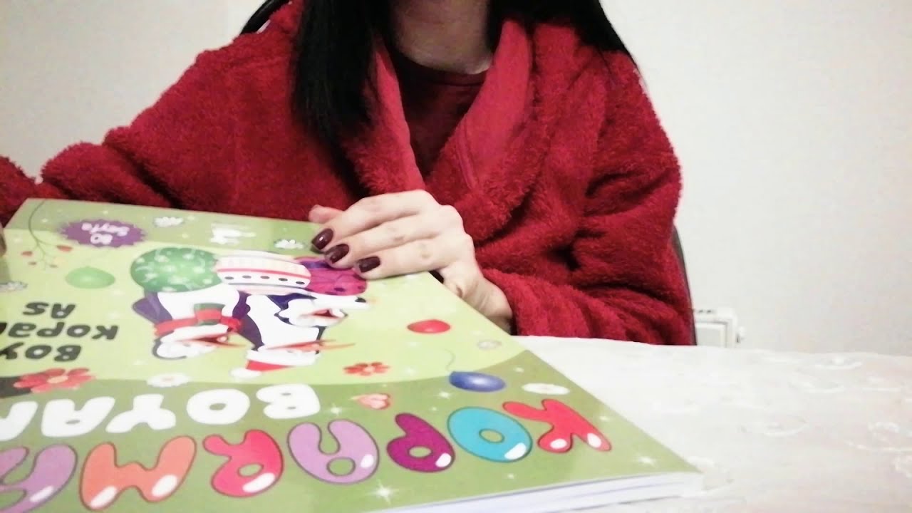 Türkçe Asmr - Fısıltı - Sakız çiğneme sesi - Boyama - Asmr gum chewing - Painting - Turkey Asmr