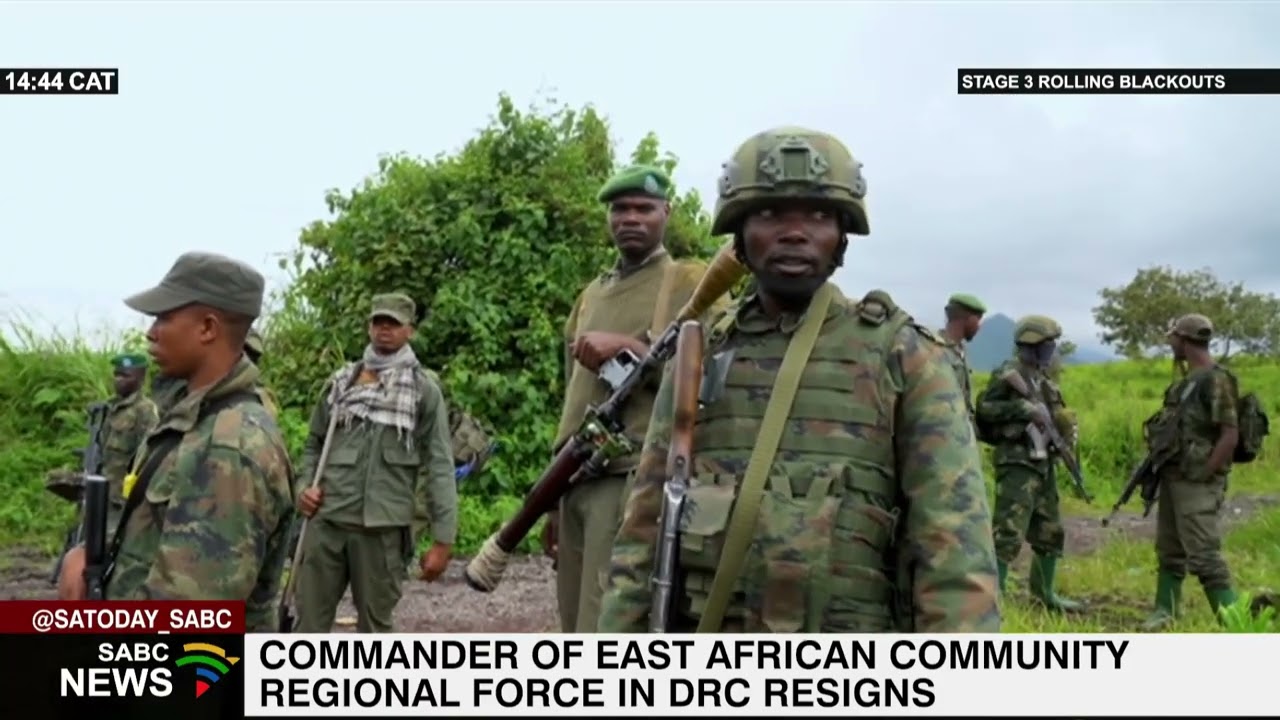 Commander of East African community regional force in DRC resigns