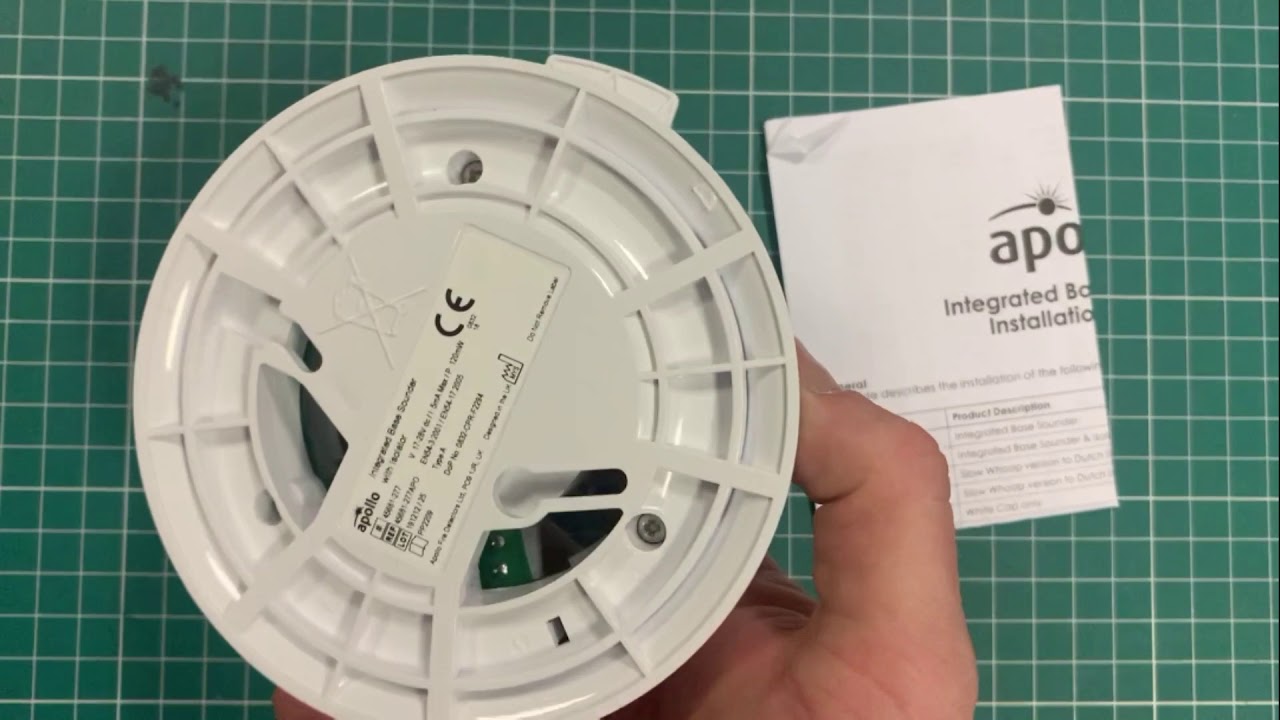 Apollo XP95 Sounder Base with isolator