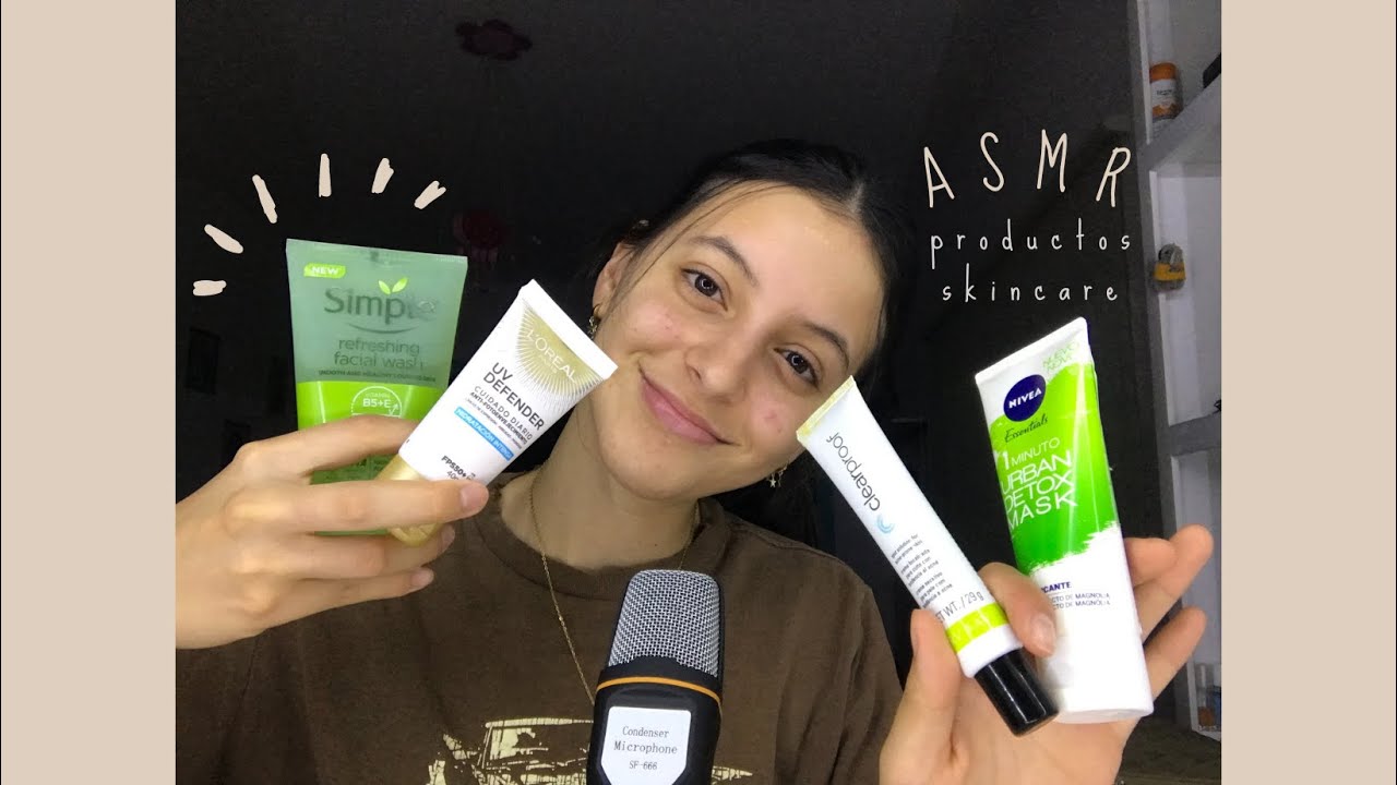 ASMR • te muestro productos random de skincare •