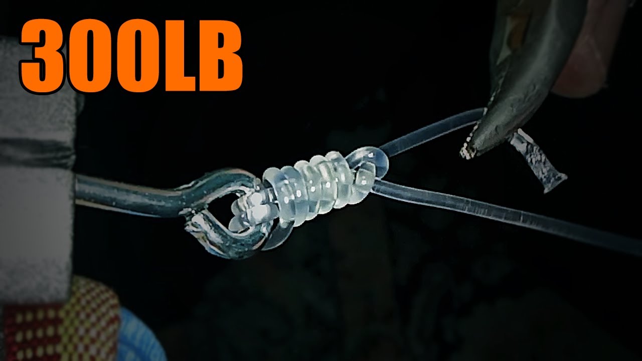 STRONGEST KNOT FOR BIG MONO LEADER LINES - 300LB - PERAMBUT BEM