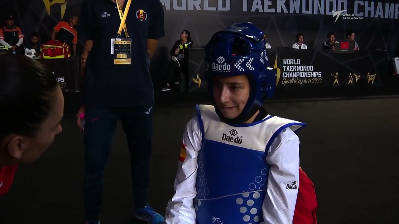 220 W-49kg R-16 CEREZO IGLESIAS A. ESP 🔵 vs 🔴 RABAB O. MAR I Guadalajara 2022 WT Championships