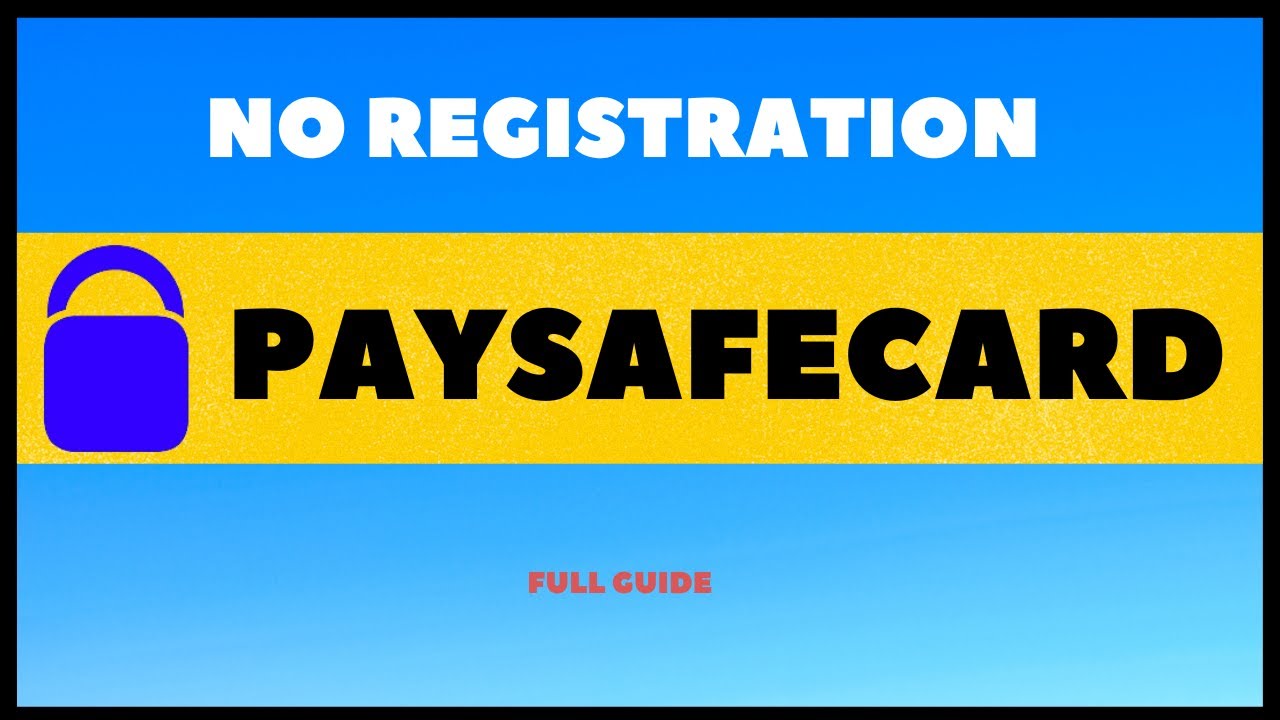 How To Pay Paysafecard Onlne Without Registration | Full Guide 4K